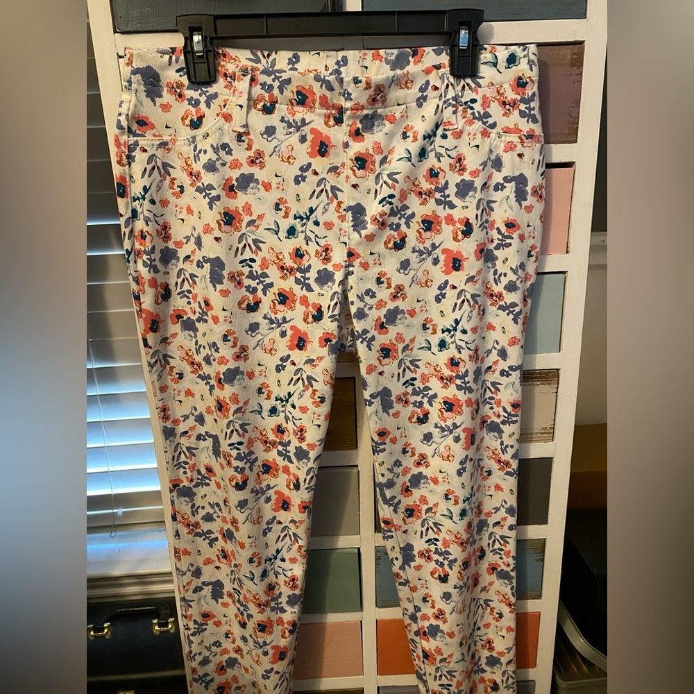 Faded Glory floral jeggings